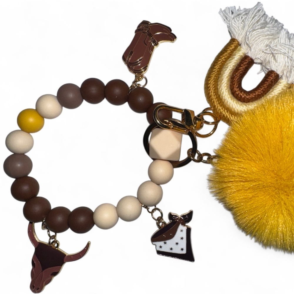 Bourben Bs Womens Keychain - Picture 2 of 9